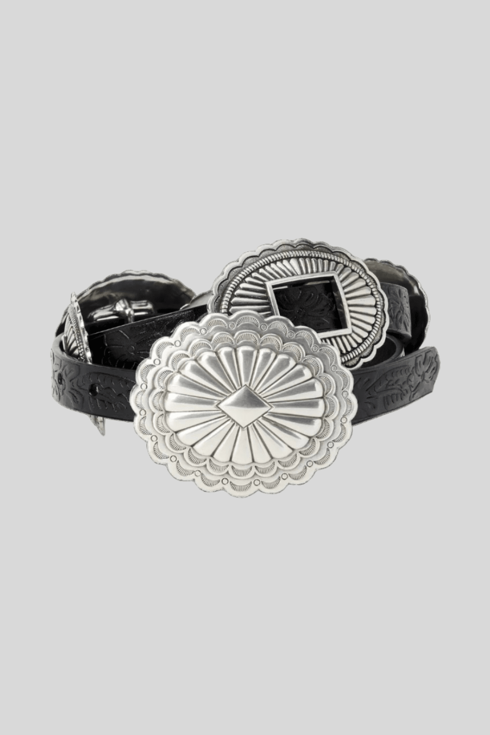 Concho Belt Black - The Great