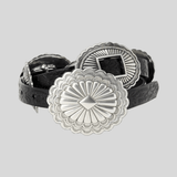 Concho Belt Black - The Great
