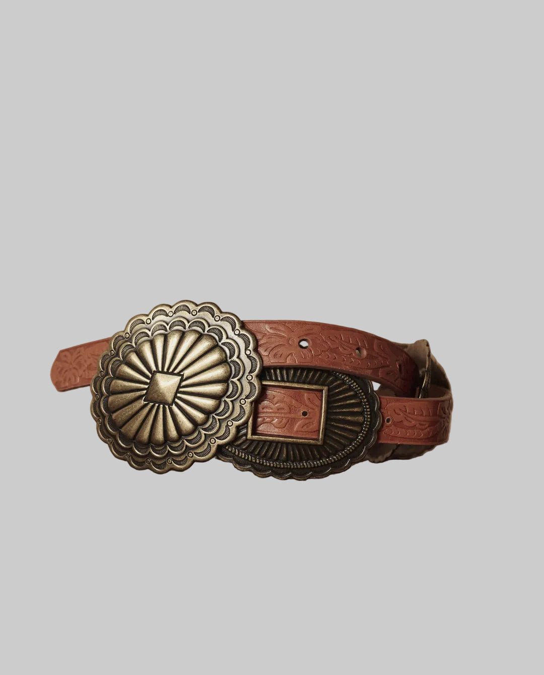 Concho Belt Cognac - The Great