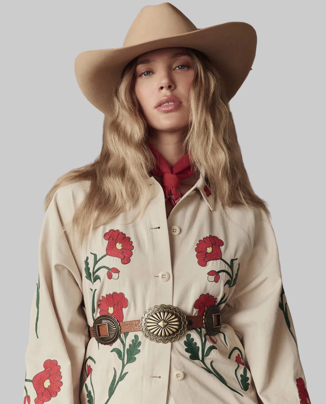 Concho Belt Cognac - The Great