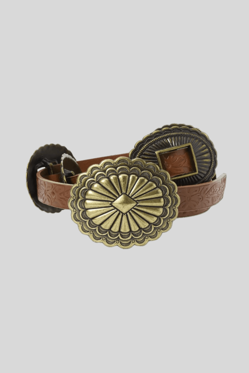 Concho Belt Cognac - The Great