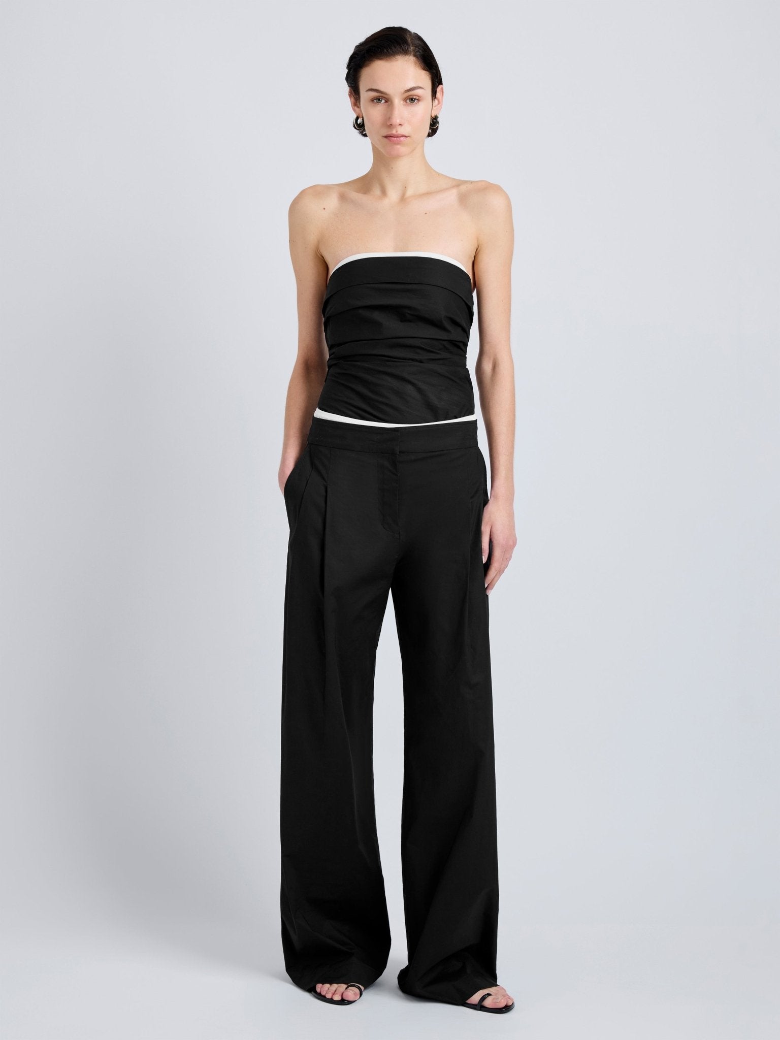 Coralie Poplin Pant - Proenza Schouler White Label