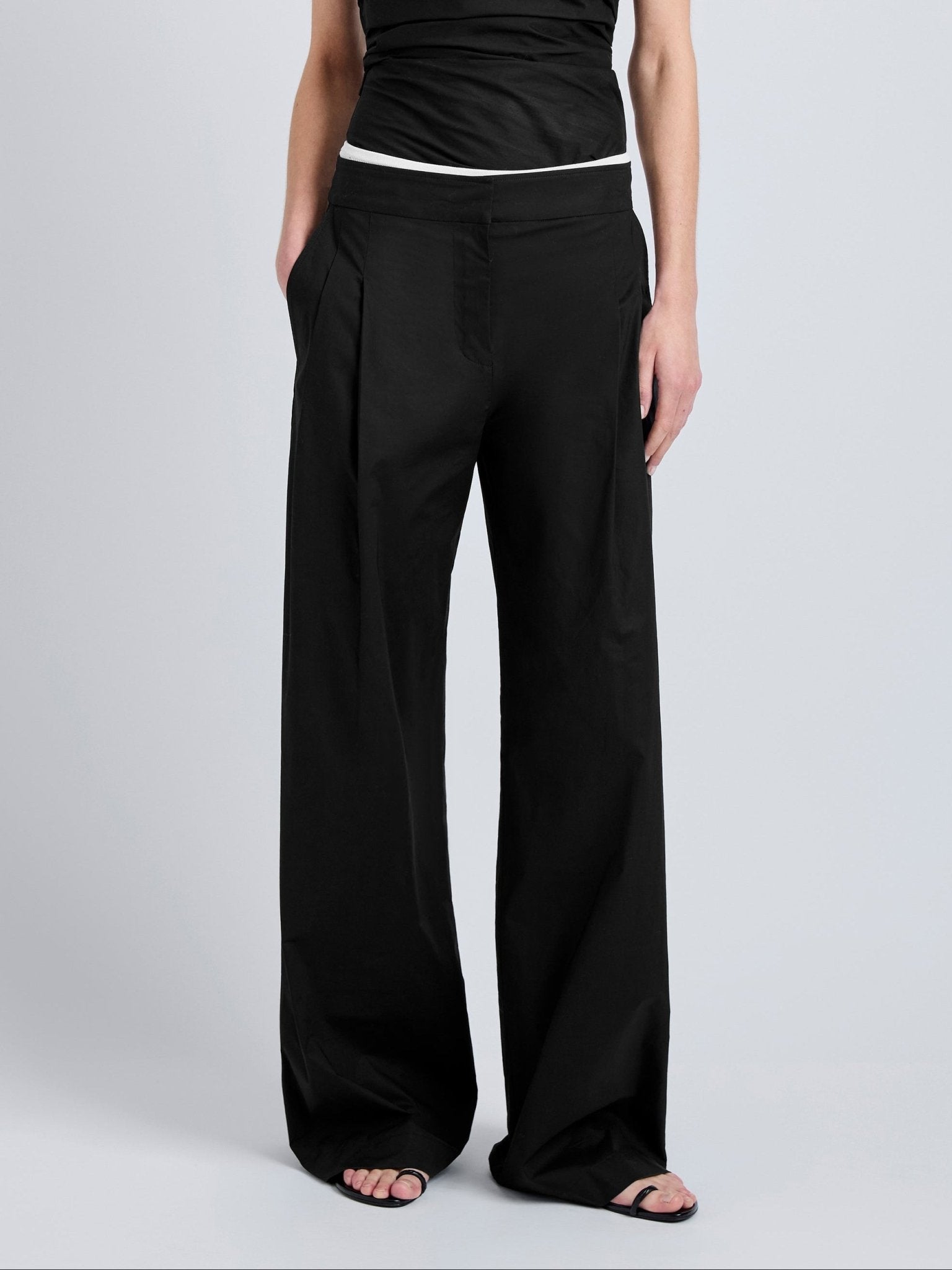 Coralie Poplin Pant - Proenza Schouler White Label