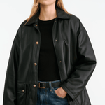Cordel Leather Coat - Nili Lotan