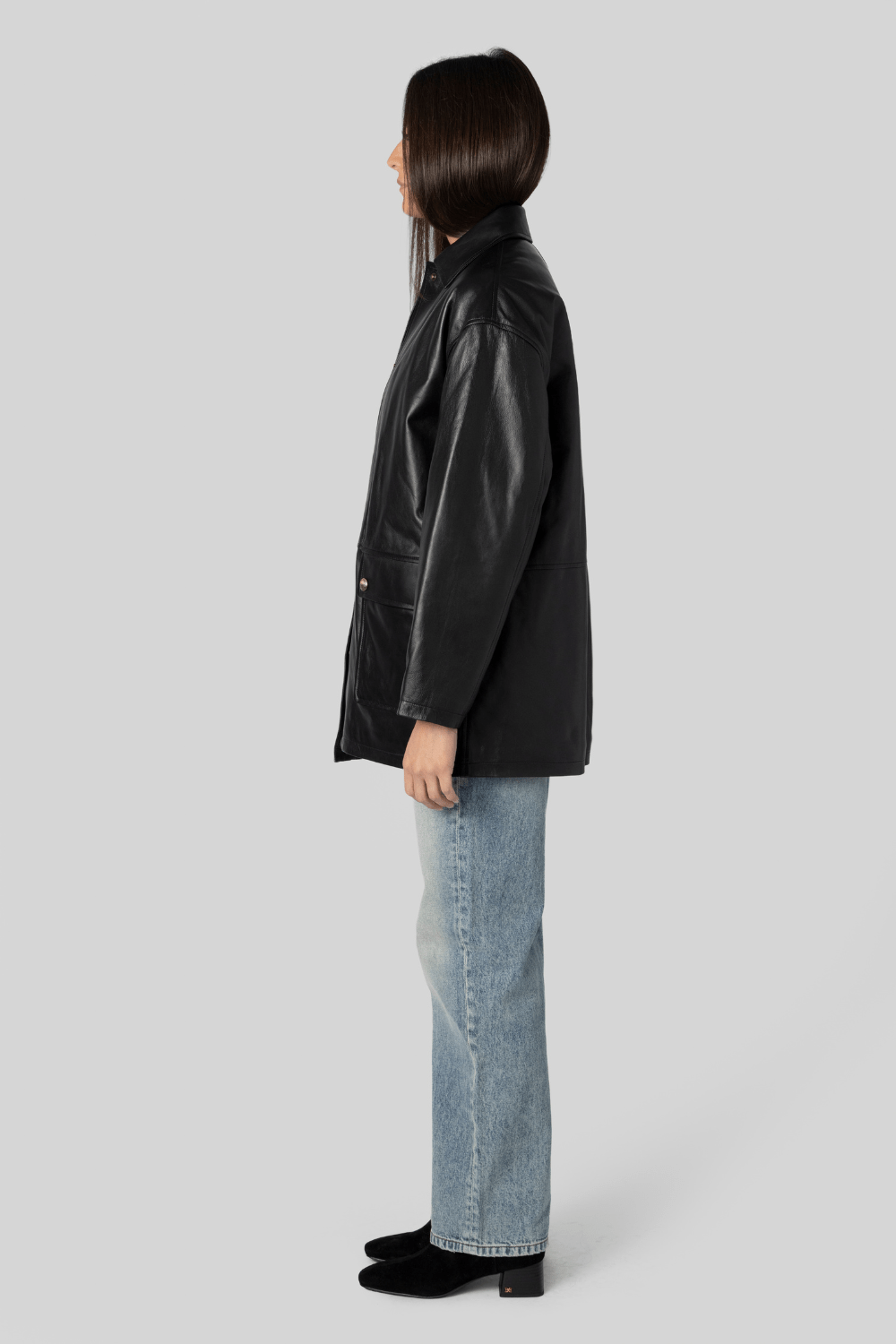 Cordel Leather Coat - Nili Lotan