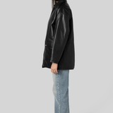 Cordel Leather Coat - Nili Lotan