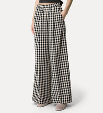 Cotton Gingham Pant - Forte Forte