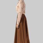 Cotton Poplin Long Skirt - Forte Forte