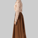 Cotton Poplin Long Skirt - Forte Forte