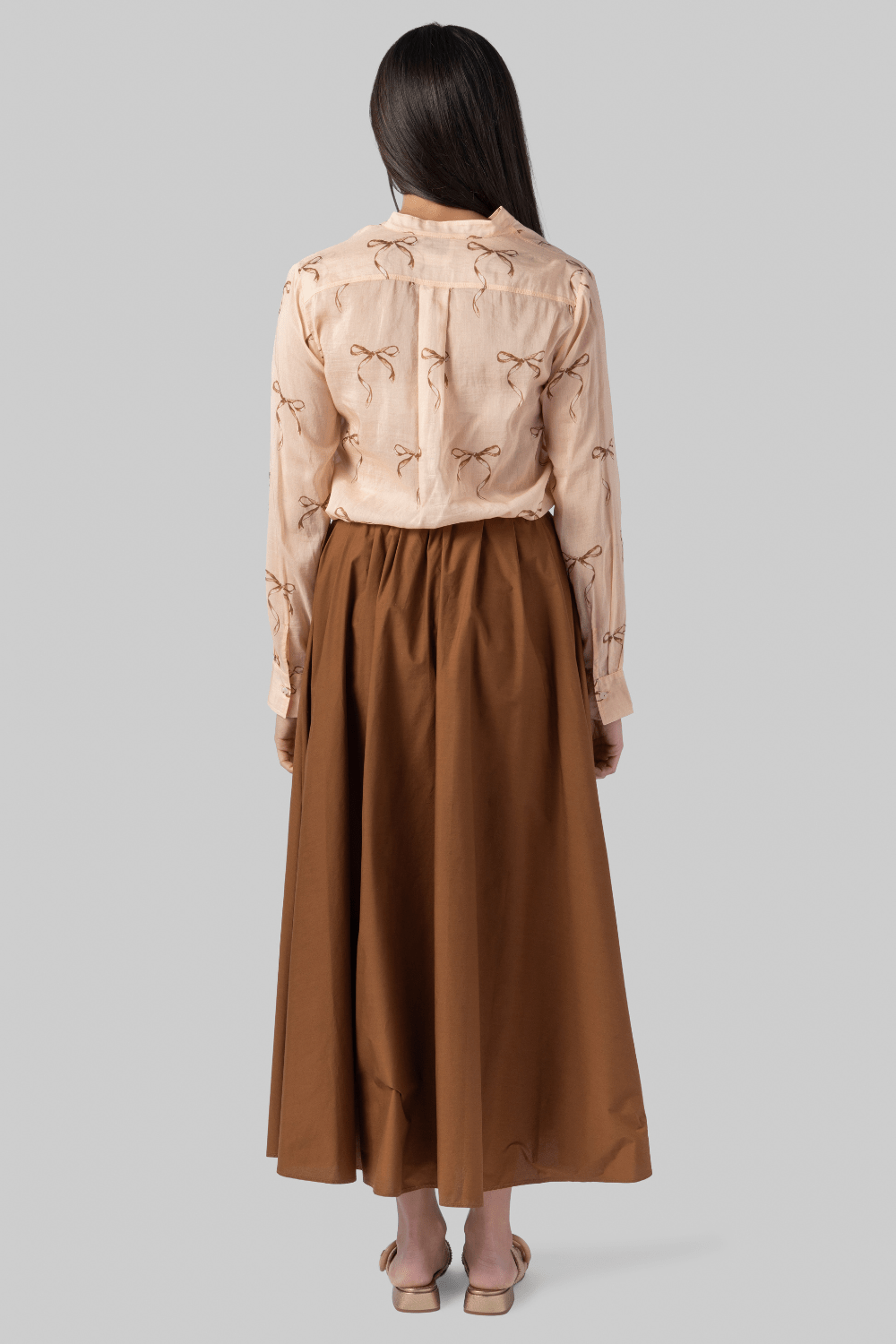 Cotton Poplin Long Skirt - Forte Forte