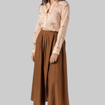 Cotton Poplin Long Skirt - Forte Forte