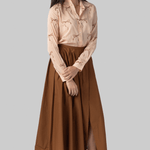 Cotton Poplin Long Skirt - Forte Forte