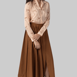 Cotton Poplin Long Skirt - Forte Forte