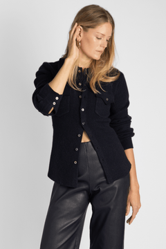 Cowgirl Cashmere Button Up Shirt - Brazeau Tricot