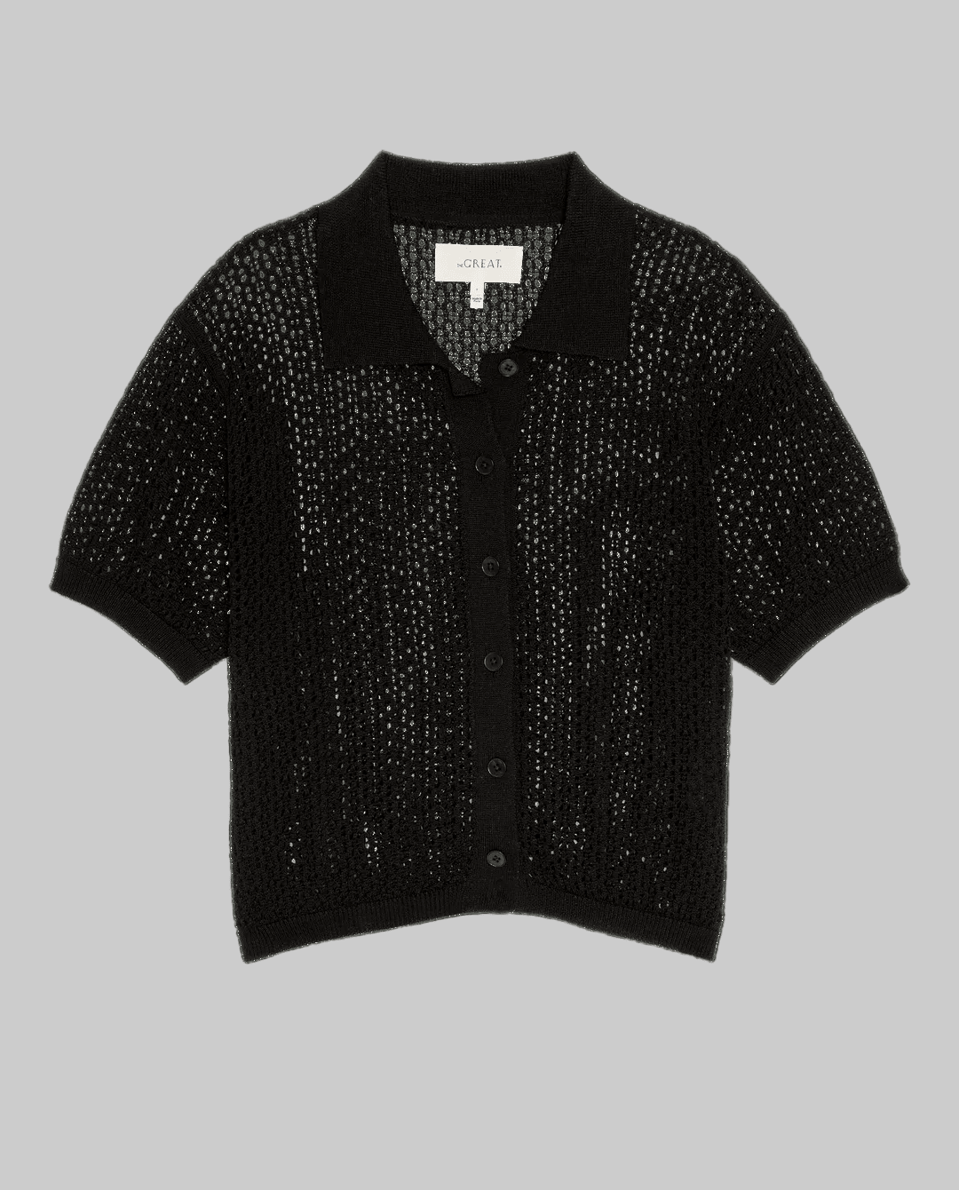 Crochet Cardigan Black - The Great