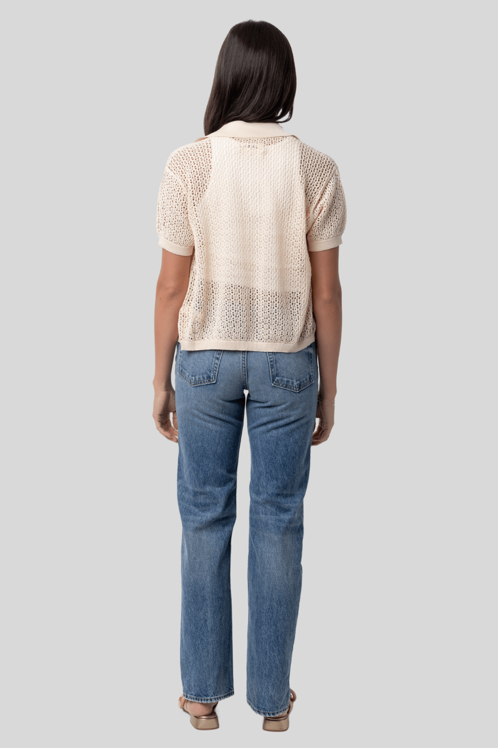 Crochet Cardigan Natural - The Great