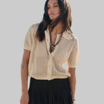 Crochet Cardigan Natural - The Great