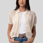 Crochet Cardigan Natural - The Great