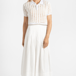 Crochet Cropped Polo - Forte Forte