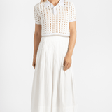 Crochet Cropped Polo - Forte Forte