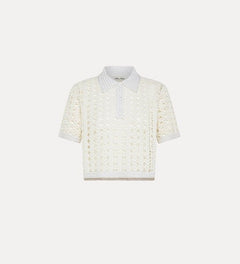 Crochet Cropped Polo - Forte Forte