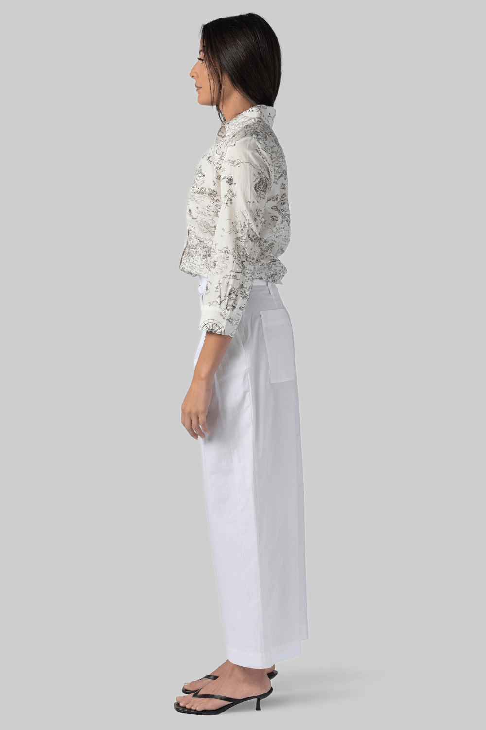 Cropped Raver Pant - Proenza Schouler White Label