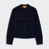 Cropped Western Shirt - Guest In Residence