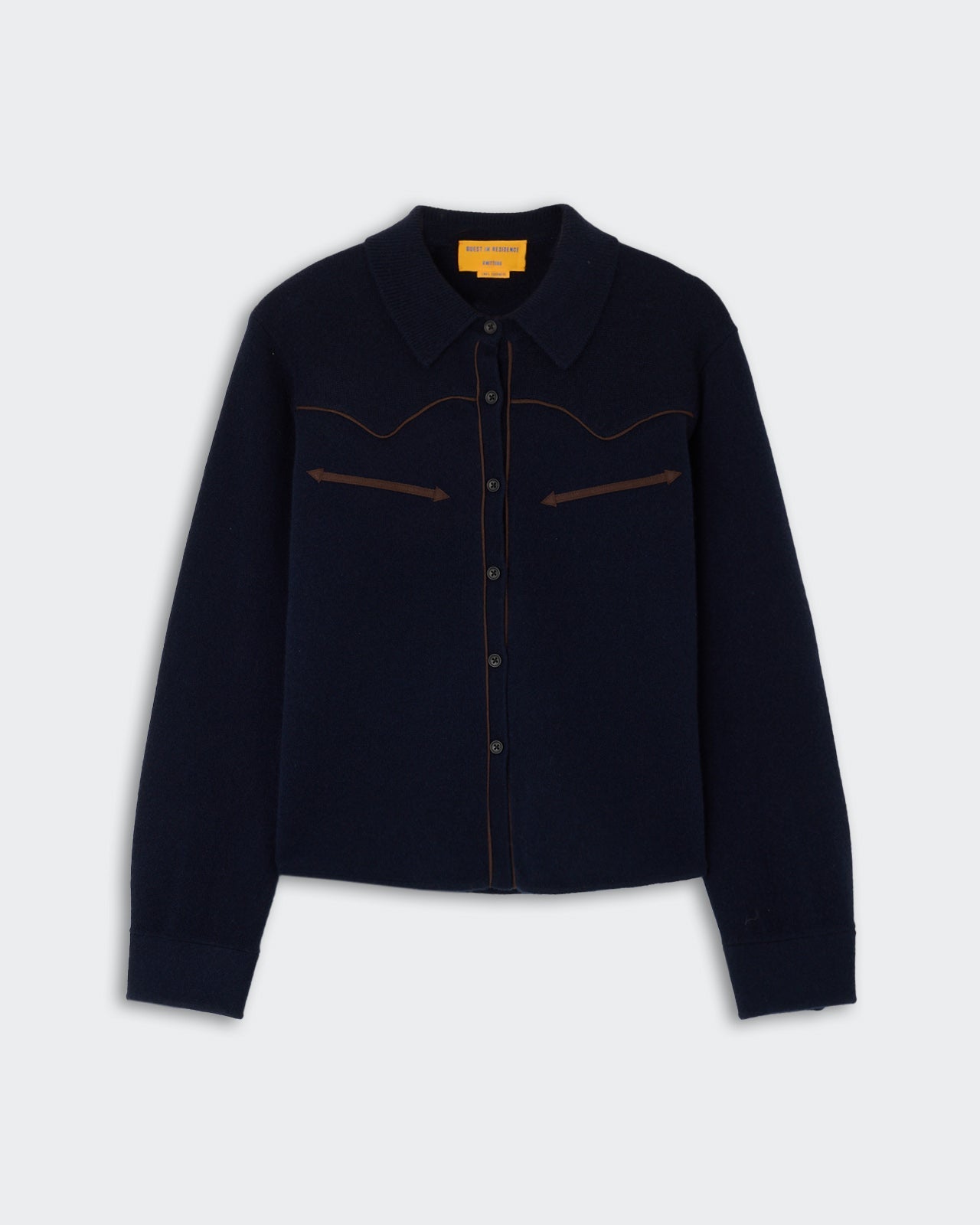 Cropped Western Shirt - Guest In Residence