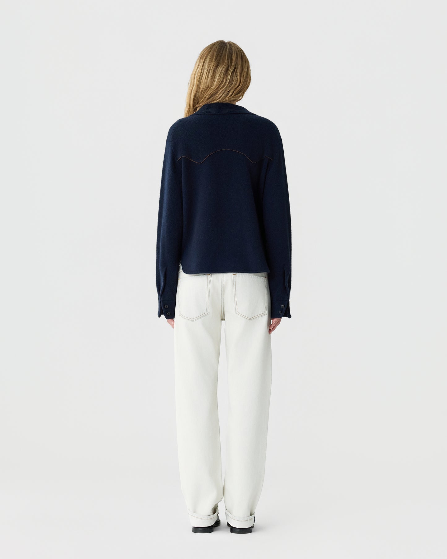 Cropped Western Shirt - Guest In Residence