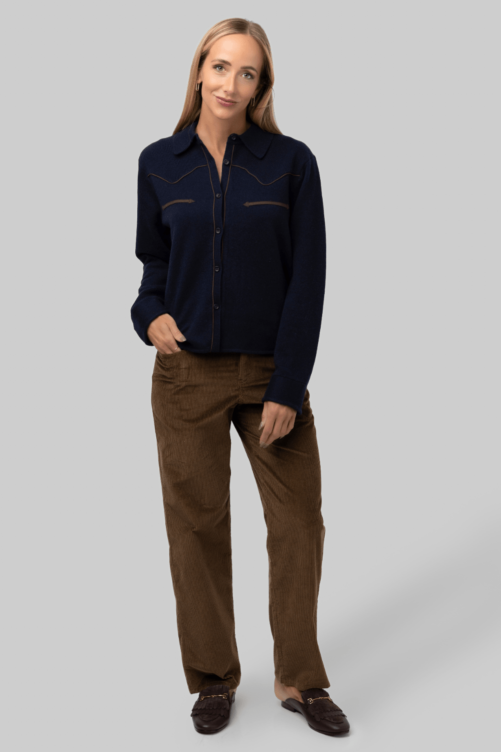 Cropped Western Shirt - Guest In Residence
