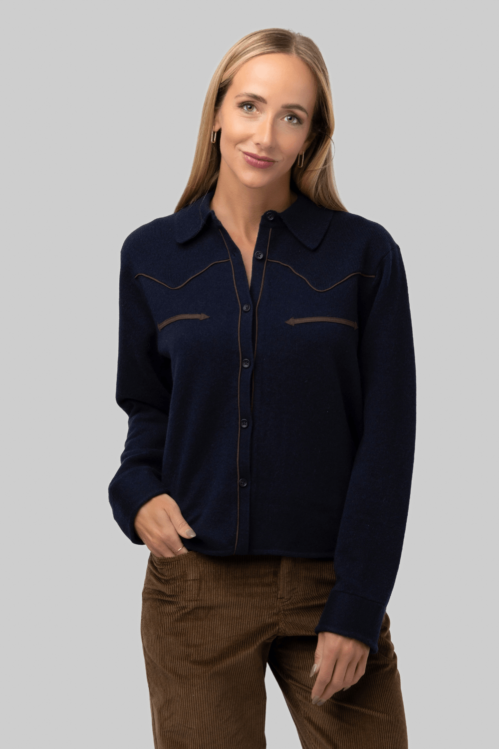 Cropped Western Shirt - Guest In Residence