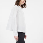 Crushed Poplin Top - Odeeh