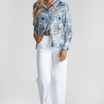 Dana Flower Silk Shirt - Alix of Bohemia