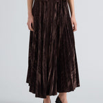 Daphne Skirt in Crushed Velvet - Proenza Schouler White Label