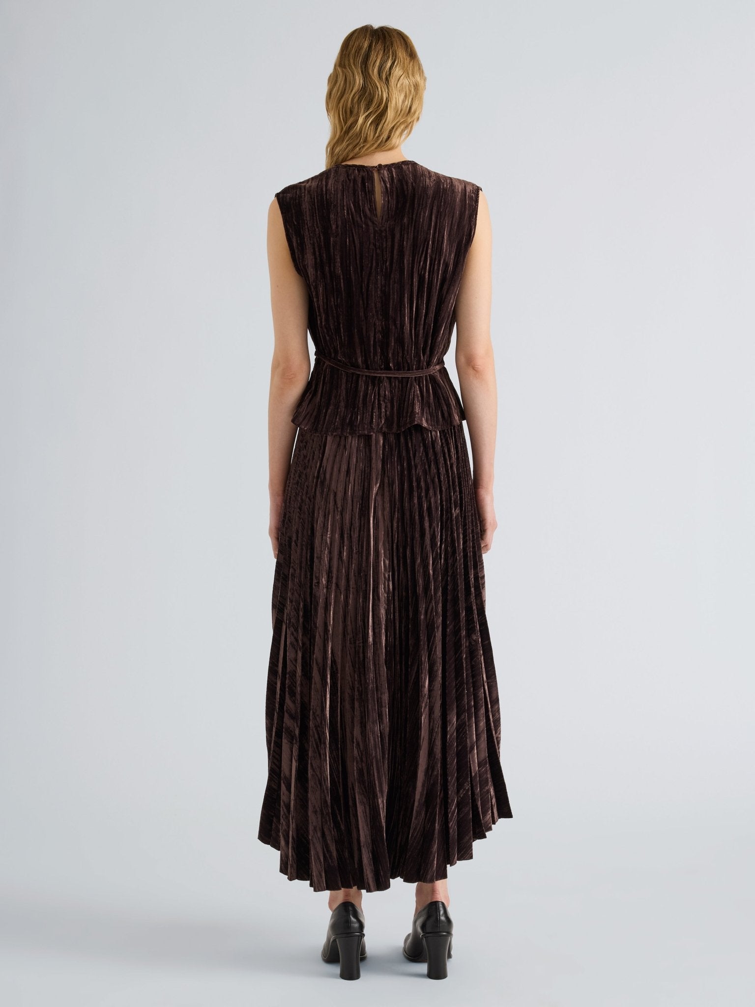 Daphne Skirt in Crushed Velvet - Proenza Schouler White Label
