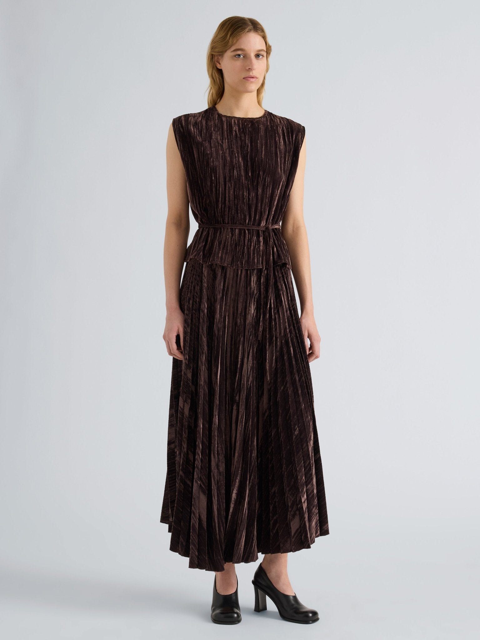 Daphne Skirt in Crushed Velvet - Proenza Schouler White Label
