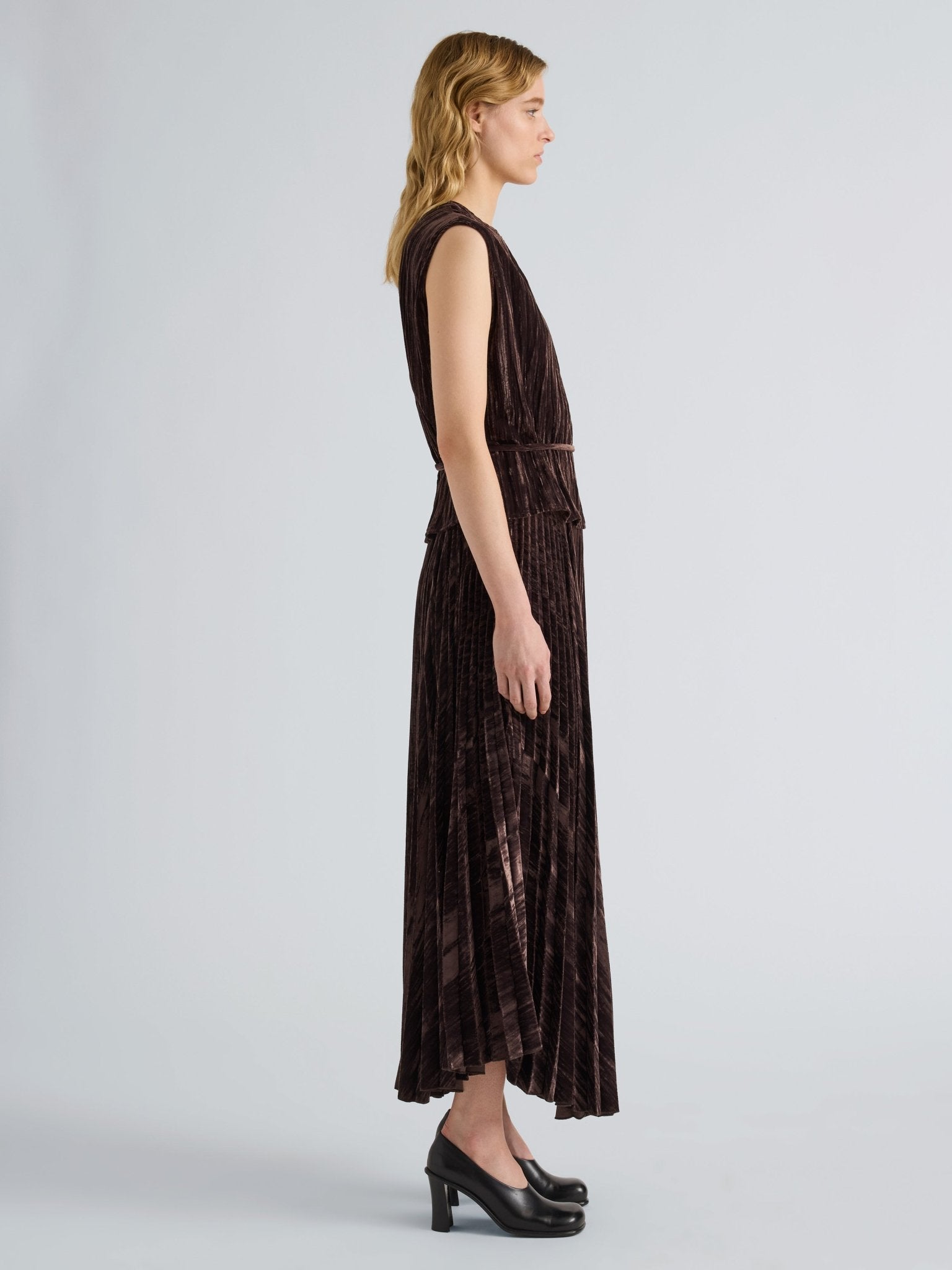 Daphne Skirt in Crushed Velvet - Proenza Schouler White Label