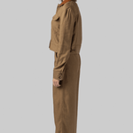 Derby Linen Cropped Utility Jacket - Simkhai