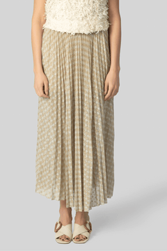 Diamond Plisse Skirt - Forte Forte