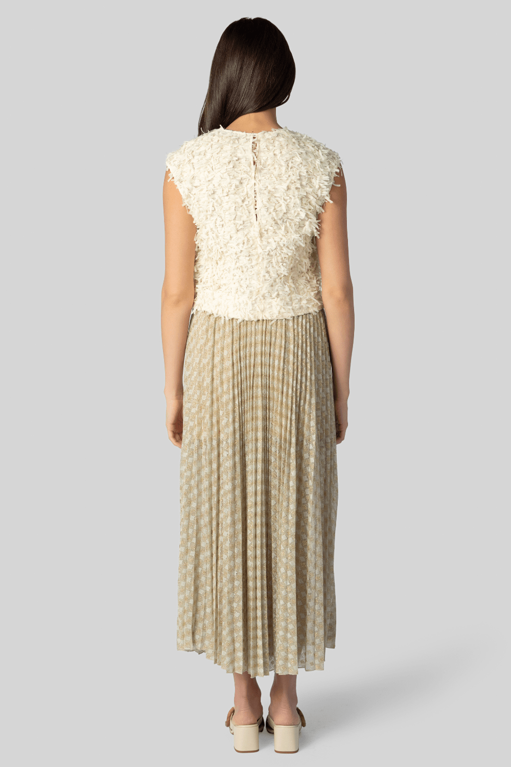 Diamond Plisse Skirt - Forte Forte