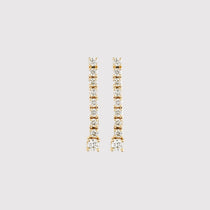 Diamond Tennis Earring - Lee Jones Collection
