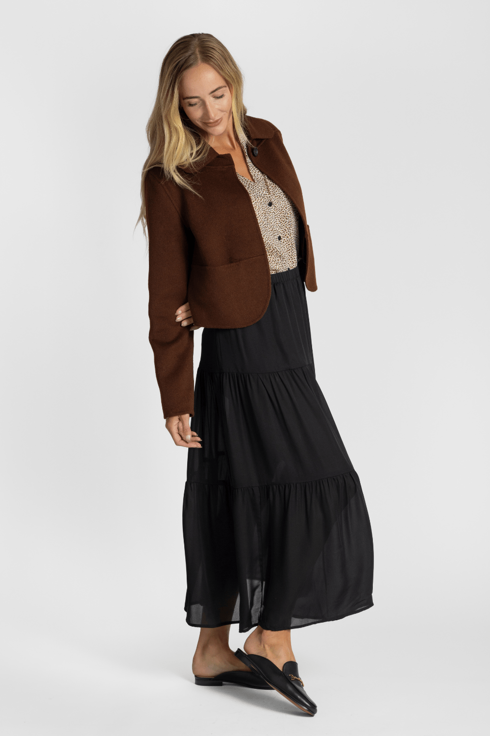 Double Face Crop Jacket - Odeeh