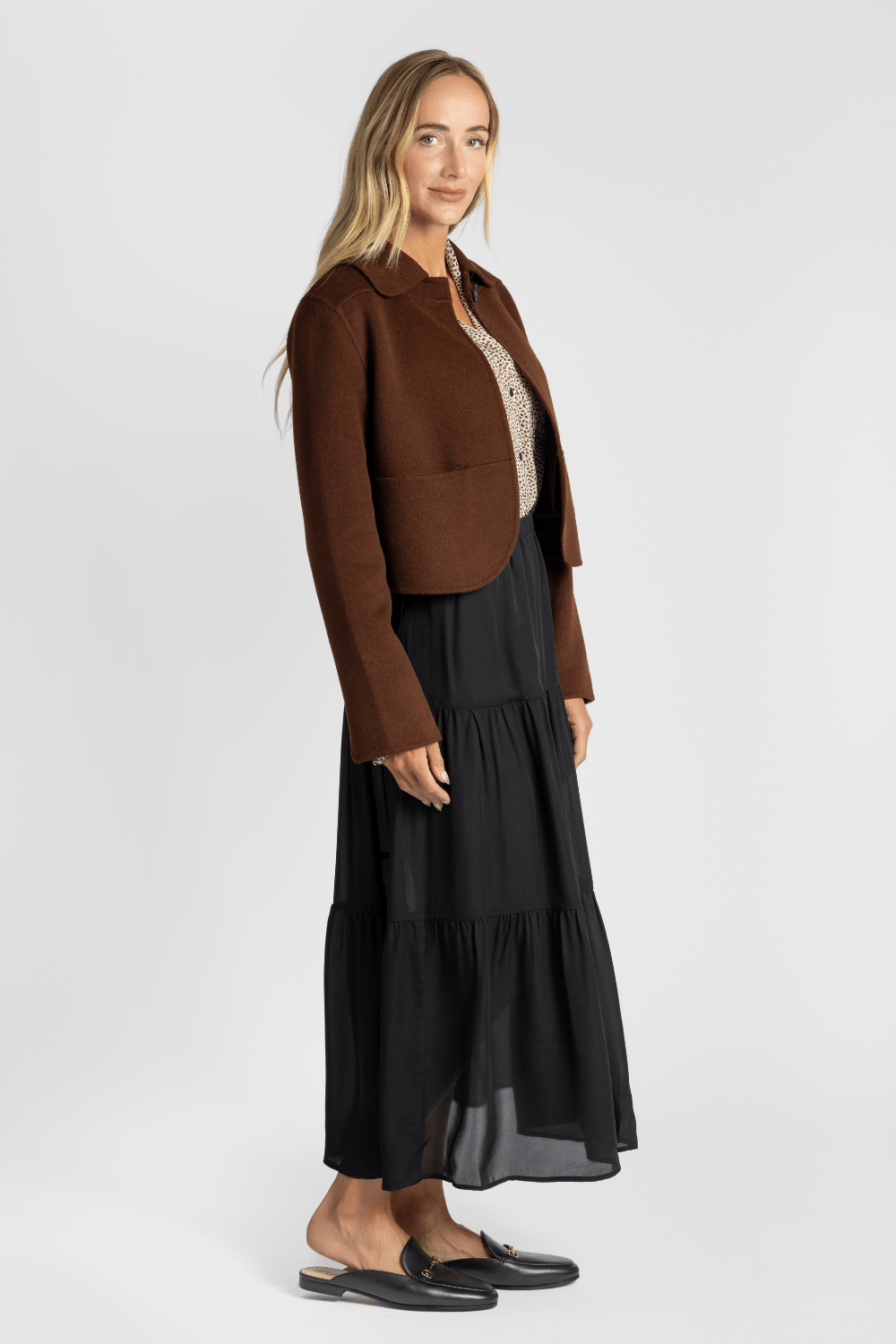 Double Face Crop Jacket - Odeeh