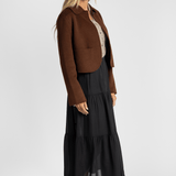 Double Face Crop Jacket - Odeeh