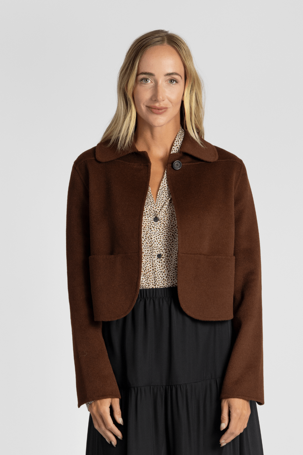 Double Face Crop Jacket - Odeeh