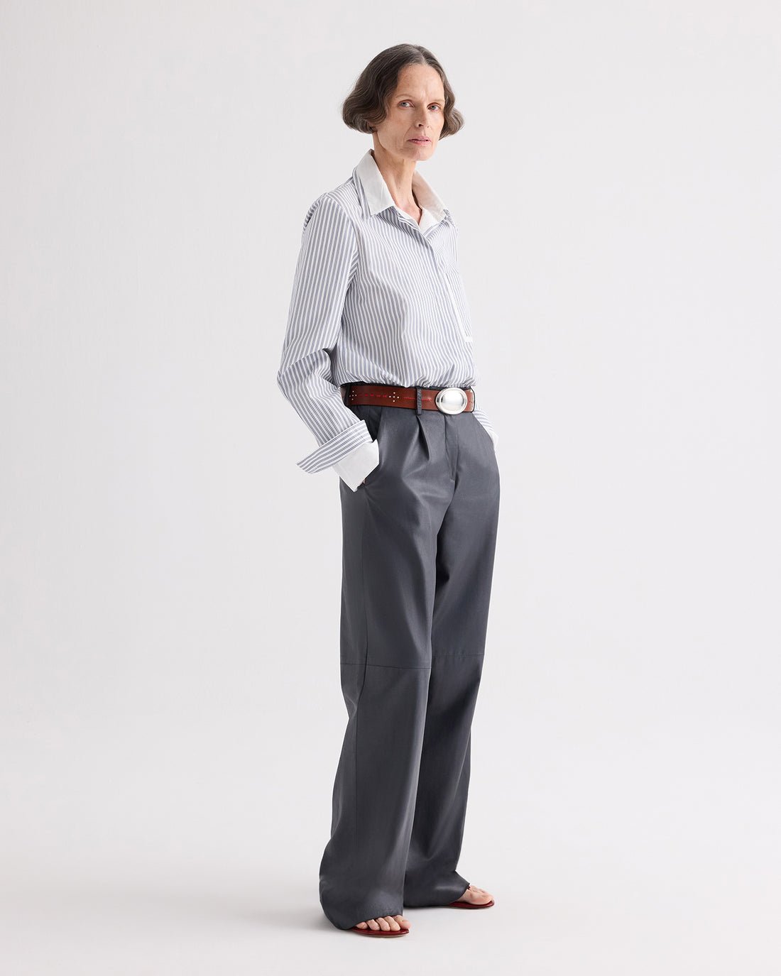 Double Layer Boyfriend Shirt - TWP