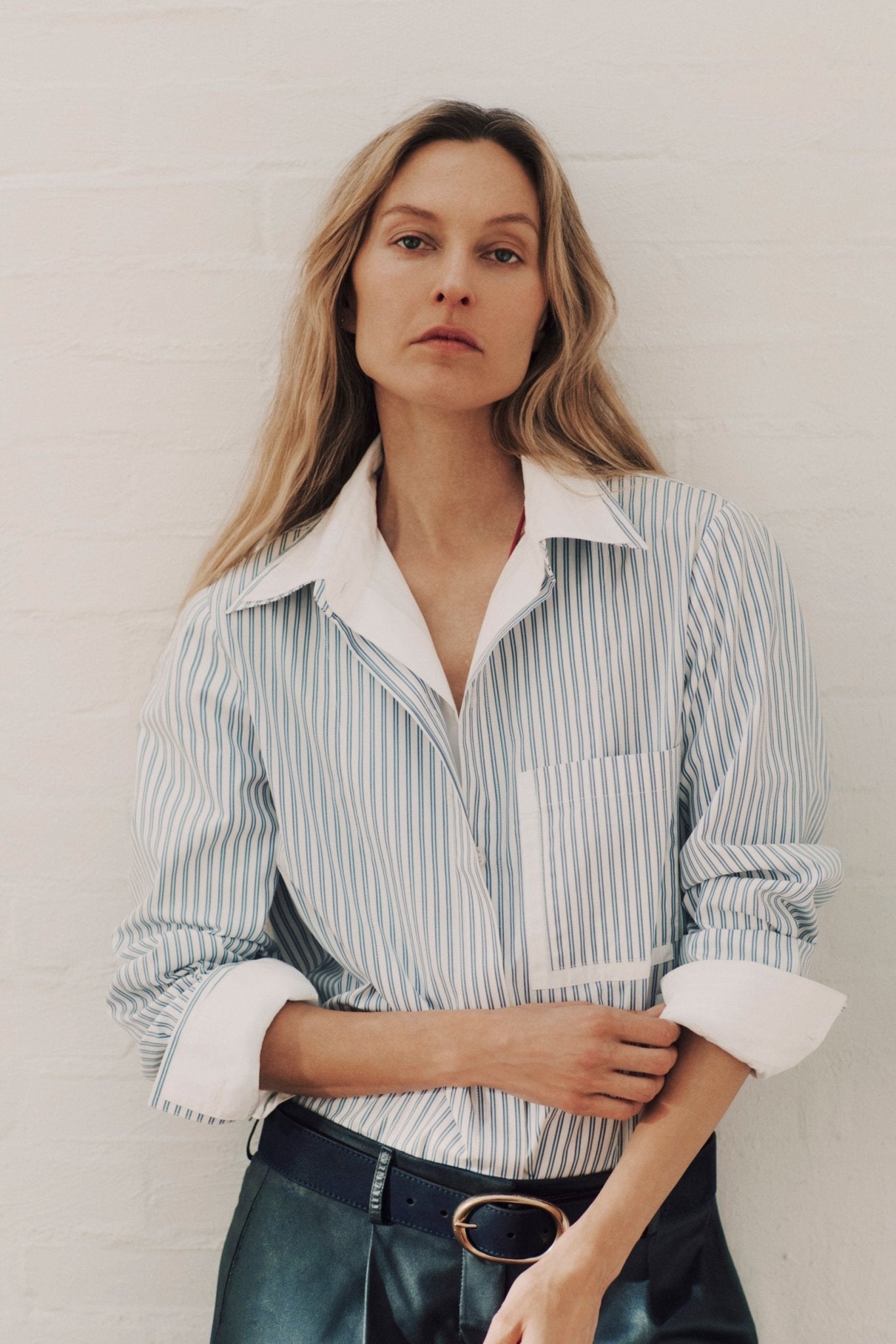 Double Layer Boyfriend Shirt - TWP