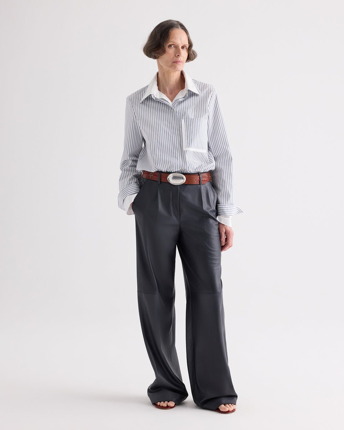 Double Layer Boyfriend Shirt - TWP