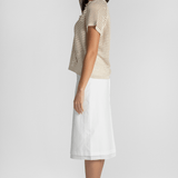 Dutton Poplin Midi Skirt - Saint Art