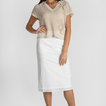 Dutton Poplin Midi Skirt - Saint Art